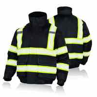 Chaquetas de Seguridad Laboral de Alta Calidad, Impermeables, de Alta Visibilidad, Chaqueta de Trabajo de Invierno, Ropa de Trabajo Térmica, Chaqueta Reflectante