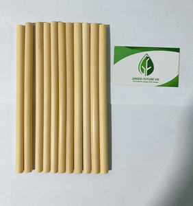 Offre Spéciale 100% Pailles jetables en bambou naturel pour les fêtes Accessoires de bar réutilisables pour les boissons directement du marché américain du Vietnam - Product Image 1
