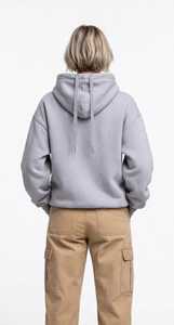 ONETEN APPARELS Women's Navy Blue <b>Cropped</b> Hoodie Wide Leg <b>Joggers</b> Set Full Sleeve Print Streetwear Tracksuit Loose Fit Stretchy - Product Image 5