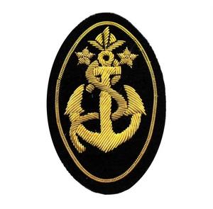 Patch brodé sur mesure en fil d'or pour blazer, motif de blason de poche en fil français, personnalisable pour vêtements, en matériau métallique - Product Image 4