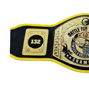 การแข่งขันเพื่อแชมป์เข็มขัดประจำปี 2025 ทีเมคูลา วัลเล่ย์ อินวิทเชอเรชั่น ดีไซน์สีทองและสีดำ คุณภาพพรีเมียม - Product Image 3