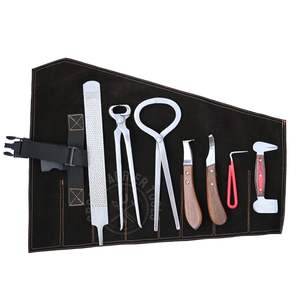 Kit de Recorte y Acabado de Pezuñas con Pinza para Pezuñas, Lima para Dar Forma a las Pezuñas, Cuchillo Curvo, Pulidor, Pinza para Pezuñas y Cortaúñas para Pezuñas - Product Image 1