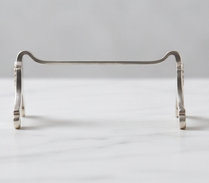 Reposacucharas de metal plateado pulido, soporte para palillos, decoración decorativa para mesa, para uso en cocina y comedor - Product Image 3