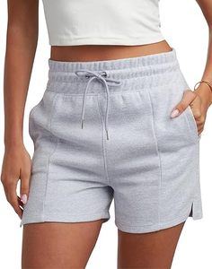 Shorts de sport taille haute pour femmes en tissu polaire respirant avec logo personnalisé – Nouvelles couleurs estivales tendance - Product Image 2