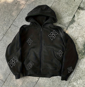 Sweat à capuche en coton biologique durable, personnalisé, unisexe, vêtements décontractés de qualité supérieure, vente en gros - Product Image 1