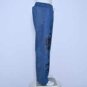 Pantalones Deportivos de Felpa de Algodón con Logotipo Personalizado para Hombre, Pantalones Deportivos Urbanos con Cintura Elástica y Cordón Ajustable, Ajuste Cómodo, Estilo Moderno - Product Image 4