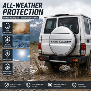 Funda Protectora para Llanta de Repuesto Estilo Deportivo ABS para Toyota Land Cruiser Serie 70, Accesorios de Protección para Rueda Trasera de Camioneta - Product Image 3