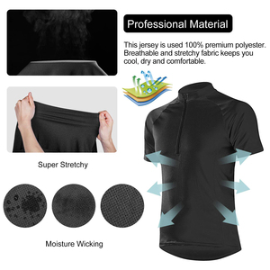 Maillot de cyclisme haute performance pour homme, manches courtes, respirant, anti-transpiration, vêtements de vélo de route à vendre - Product Image 4