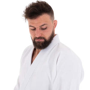 Kimono de Jiu-Jitsu Brasileño (BJJ) y Judo Personalizado al por Mayor de Alta Calidad - Uniforme de Artes Marciales Duradero 100% Algodón 220g con Logotipo Frontal - Product Image 6