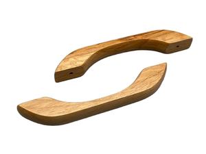 ชุดลูกบิดช่างฝีมือพรีเมี่ยมสำหรับตกแต่งวินเทจเรซินแบบชนบทและมือจับประตูไม้สลักด้วยหนัง - Product Image 5