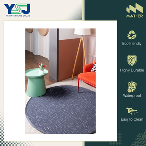 Gamme exclusive d'exportateurs thaïlandais vendant des tapis d'extérieur imperméables de bonne qualité, 100% polypropylène, tapis rond en plastique - Product Image 3