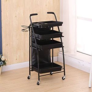 Metal Salon <b>Trolley</b> Rolling Beauty Cart Multi Tier Storage Rack with 4 Wheels Hair Studio Organizer - Product Image 4