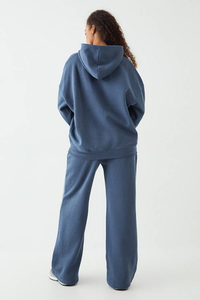 <b>Womens</b> Casual Tracksuit with Soft Knit <b>Jacket</b> and Open Hem Pants for Everyday Comfort Lounge Wear Light Exercise - Product Image 3