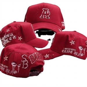 Casquette de baseball snapback personnalisable avec logo brodé, non structurée, douce, en velours 100% coton, couleur or cuivre, ajustable - Product Image 1