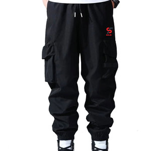 Pantalon cargo et pantalon classiques en coton respirant, confortables au quotidien, avec points de renforcement renforcés, style solide et résistant. - Product Image 2