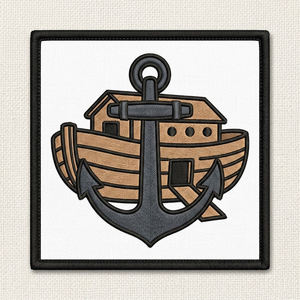 Écusson brodé personnalisé en forme de truelle et de mortier, thermocollant, pour outils de maçonnerie, vente en gros, pour vêtements de travail et vestes - Product Image 4