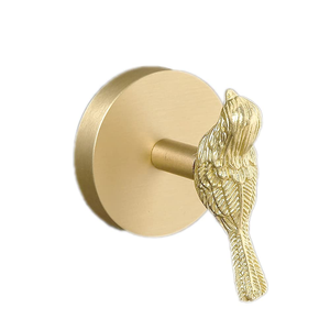 Brass Hook Hanger and Bag Hanger Bathroom Kitchen And Decorative Single Coat & Hat Hooks Best Prices - Product Image 1