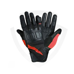 Gants de moto en cuir à doigts entiers, design personnalisé, hiver, course, écran tactile, antidérapants, imperméables, respirants, protection des articulations - Product Image 1