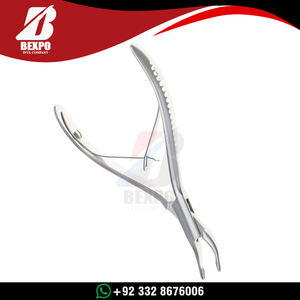 Instrumento Médico de Alta Calidad, Rongeur Óseo Beyer Curvo, Acabado Dall, Doble Resorte, Acero Inoxidable Alemán, Rongeurs Óseos Beyer - Product Image 3