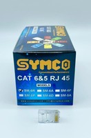 Conectores RJ45 SM-6R CAT 6 y 5, Conectores RJ45, Surtido de Conectores Ethernet para Red, 100 Piezas para Cable