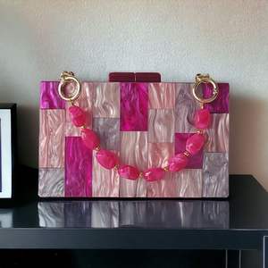 Pochette de soirée de luxe en résine pour femme – Vaisselle et décorations de table écologiques pour fêtes - Product Image 5