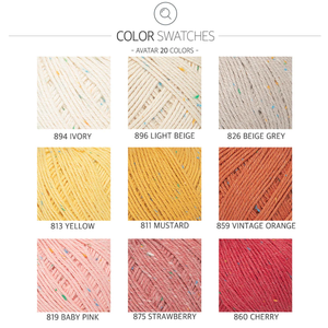 YARNA Avatar (50g) Algodón de alta calidad de Corea del Sur, ideal para principiantes, tejido de marca coreana, felpa, decoración del hogar, transpirable y duradero. - Product Image 4