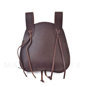 Pochette en cuir médiévale rustique faite à la main, sac de taille Viking Renaissance avec sangle à boucle, sacs de ceinture en cuir médiéval de qualité supérieure - Product Image 2