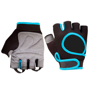 Gants de sport en microfibre à demi-doigts, respirants, avec protection de la paume en maille, gants de musculation légers pour hommes et femmes - Product Image 1