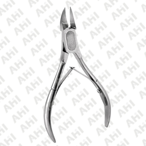 Coupe-ongles incurvé AHI en acier inoxydable robuste, à large ouverture pour ongles épais, coupe-ongles professionnel durable pour les orteils - Product Image 2