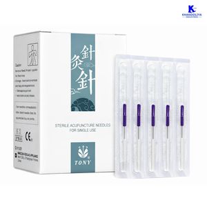 Agujas de Acupuntura K-Star KTN75 Tony, Paquete de 100 Unidades en Tubo Individual, 0.25x75mm, Agujas Desechables Estériles - Product Image 1