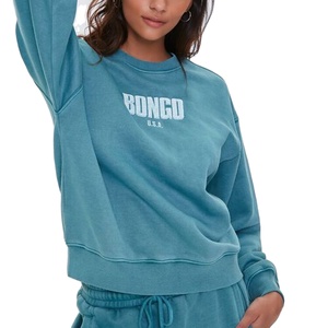 Sudadera OEM de Última Moda en Colores Brillantes para Mujer, Personalizada para Uso Casual, 100% Algodón - Product Image 1