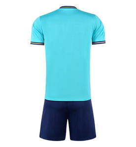 Dernier design de maillot de football imprimé par sublimation, col en V, 100% polyester, taille personnalisée, ensemble maillot et short pour hommes, vente en gros - Product Image 5
