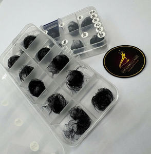 Extensions de cils pré-faites en volume, marque privée, longueurs et tailles variées, base pointue - Product Image 5