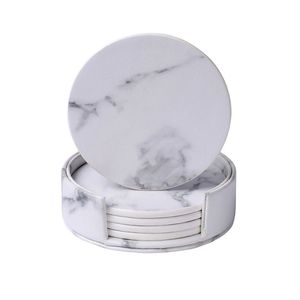 Premium Natural Stone Marble <b>Coaster</b> Set Wholesale Handmade Marble Drink <b>Coasters</b> Manufacturer and Exporter - Product Image 3