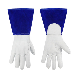 Gants de sécurité en cuir TIG personnalisés, antidérapants, durables, flexibles, pour travaux de soudage électrique, pour soudeurs - Product Image 6
