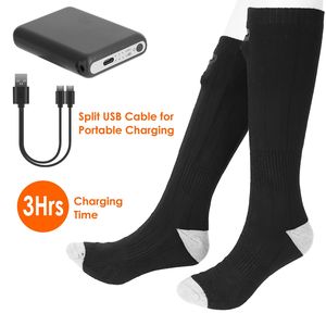 Calzini sportivi riscaldati elettrici per uomo e donna Piedi ricaricabili alimentati a batteria più caldi 4 livelli di temperatura per interni esterni - Product Image 3
