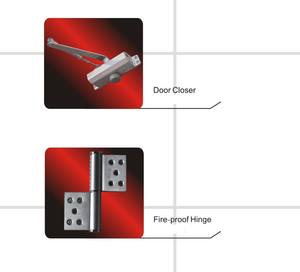 Stahl holz Feuerwehr haus Moderne Indoor Porte Coulissa nte Haushalt Günstige Tür - Product Image 3