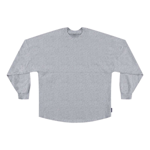 Camiseta de manga larga con diseño personalizado para mujer, estilo casual, hombros caídos, cuello redondo, sudadera deportiva para mujer. - Product Image 1