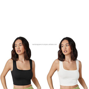 Top Corto Casual de Verano 2026 de Nardon Apparel para Mujer, sin Mangas, Transpirable, con Cintura Plisada y Cordón Ajustable, Estilo Spice Girl - Product Image 3