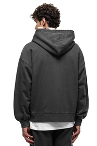 Top Premium nouveauté haute qualité goutte épaule fermeture éclair sweats à capuche 360gsm 100% coton polaire meilleure vente fabrication de vêtements - Product Image 2