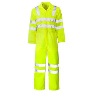 Uniformes de Trabajo IOTA SPORTS al por Mayor, Diseños Personalizados, Franjas Reflectantes, Uniformes de Seguridad Unisex de 2 Piezas, Conjuntos Personalizados - Product Image 4