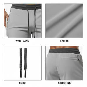 Shorts de plage en polyester recyclé pour hommes, nouveaux shorts de sport amples pour l'été, séchage rapide, pantalon de plage, short de compression - Product Image 4