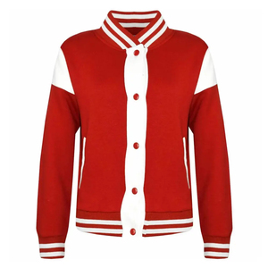 Lady Girl Sheep Shearling Baseball Warm Coats Female Lamb Wool Fur Letter Embroidery Jacket Winter Overcoat Oem - Product Image 2