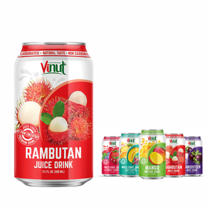 Para VINUT Precio de fábrica 330ml Multi Fruit Juice Drink Sin azúcar Etiqueta privada Muestra gratis OEM/ODM Fabricante de Vietnam - Product Image 1