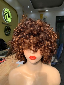 Pelucas con Flequillo de Cabello Vietnamita de Múltiples Donantes, Estilo de Trama Única, Corte Ondulado, Rizado y Liso, Cualquier Textura - Product Image 2