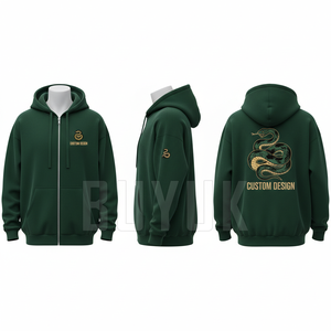 Sweat-shirt à capuche personnalisé Dream pour homme, style streetwear oversize, noir, en molleton français, coupe classique, 100% coton respirant - Product Image 5