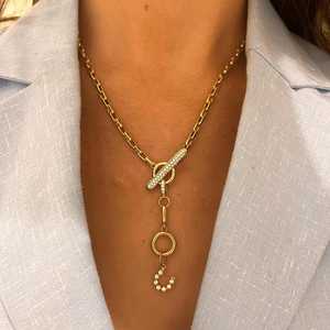 Minimalist Horseshoe Charm Delicate Elegant Lab Grown Diamond Solitaire Lucky <b>Pendant</b> 14K 18K <b>Solid</b> <b>Gold</b> Women's Gift Jewelry - Product Image 4