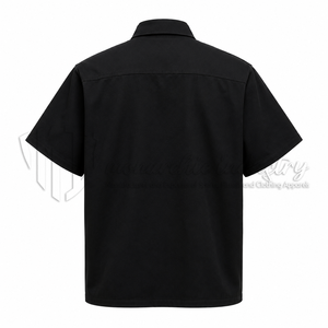 เสื้อเชิ้ตแขนสั้นผู้ชายแบบมีซิปเต็มตัว เสื้อเชิ้ตซิปลำลอง ผู้ผลิต OEM รับผลิตแบรนด์ส่วนตัว - Product Image 2