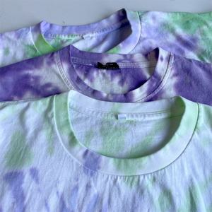 Nueva Camiseta de Moda Primavera con Estampado Tie-Dye, Transpirable, de Felpa, Informal, Ecológica, Anti-Pilling, 100% Algodón, Manga Corta - Product Image 6