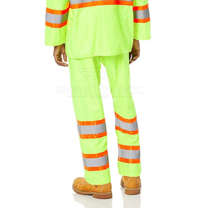 Custom Fireproof Cotton Industrial Hi Vis Reflective Safety Twill <b>Overall</b> FRC Worker Work Latest Design Safety Uniform For Sale - Product Image 3